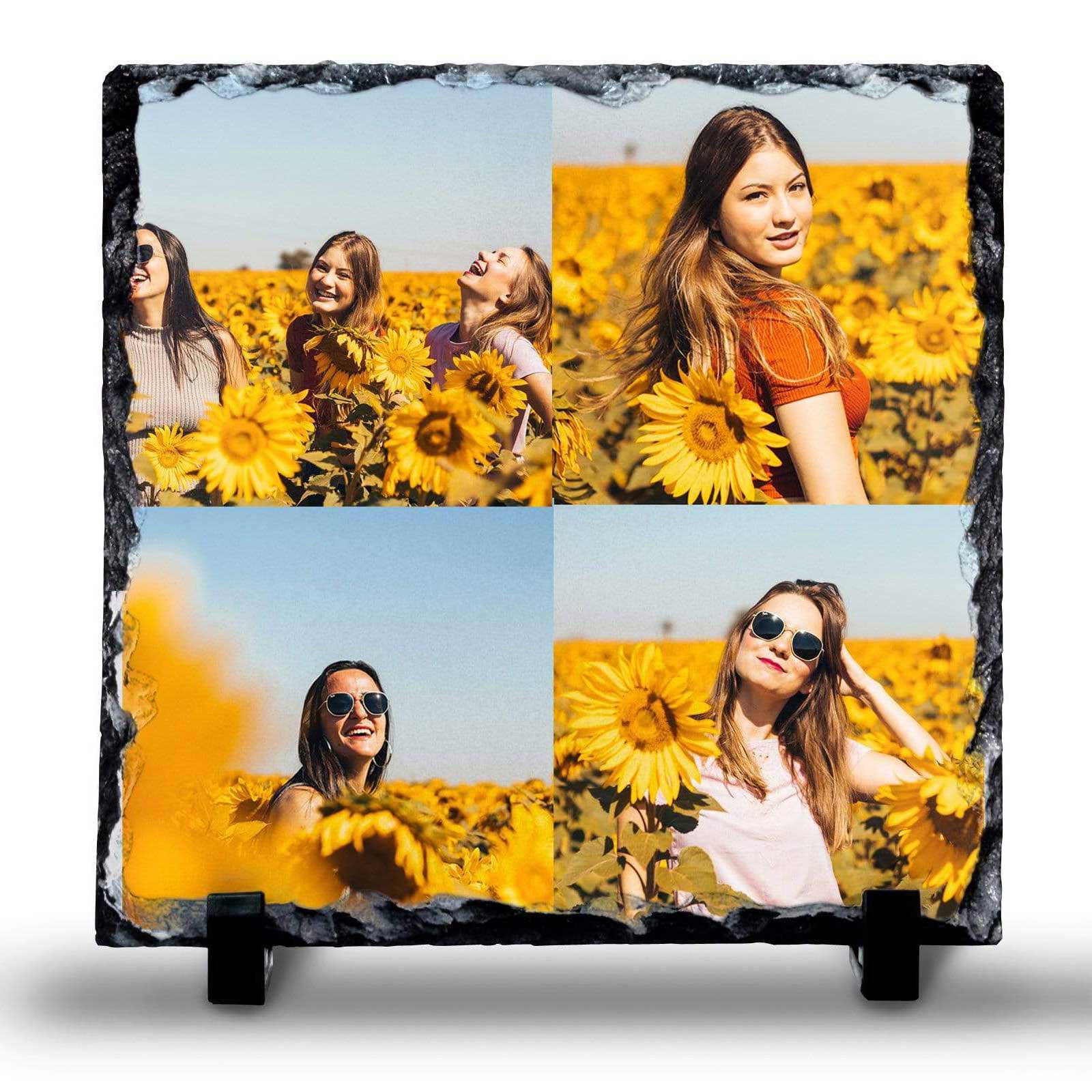 Personalised 4 Photo Slate